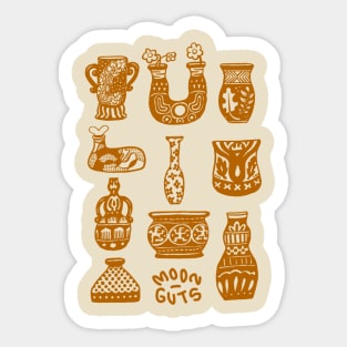 Doodle Vases Sticker